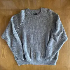 BEAMS ビームス　ウールニット　グレー