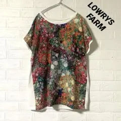 LOWRYS FARM ローリーズファーム　Tシャツ　トップス　花柄　Lサイズ