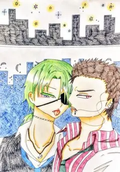 サンプル 手描きイラスト オリジナル