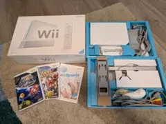 〚 動作確認済 〛Wii本体とゲームソフト3本セット