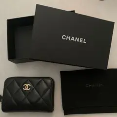 CHANEL ミニ財布 キャビアスキン