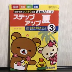 ステップアップ夏 3年 ドリル