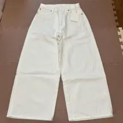☆新品未使用品☆【ミディウミソリッド】アンクル丈 ワイドパンツ♪