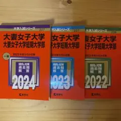 大妻女子大学 赤本 3冊セット