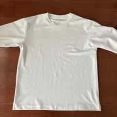 GU⭐︎Dry ponte crew-neck T-shirt M ホワイト