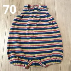 MARKEYS ストライプロンパース 70