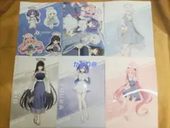 【最新未使用】ブルーアーカイブオリジナルクリアファイル全６枚コンプセット