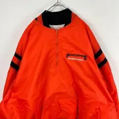 USA製 90s DeLONG ハーフジップ ナイロンジャケット