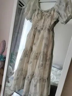 Dazy XL フラワープリント ロングワンピース