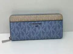 A027 美品 マイケルコース 長財布 MK シグネチャー