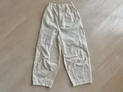 fashiru ワイドテーパードパンツ　アイボリー
