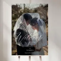 選べる20種類のデザイン 結婚式 ウェルカムボード パネル ウェルカムスペース