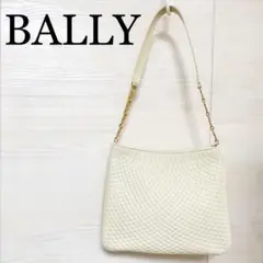 バリー BALLY 本革 レザー キルティング ショルダーバッグ パーティー