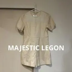 【新品タグ付き】マジェスティックレゴン ミニキュロットワンピース フリ
