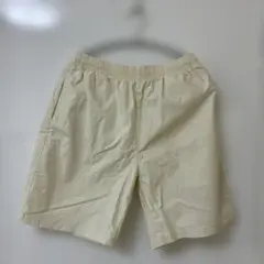 無印良品　ホワイト色 ショートパンツ ウエストゴム　メンズM