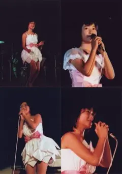 岡田有希子　写真　アイドル ライブパフォーマンス 写真