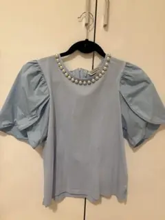 【極美品】TRRAZZO DONNA 水色　パール