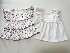 西松屋　トップス　フリルチュニック80 セット売り
