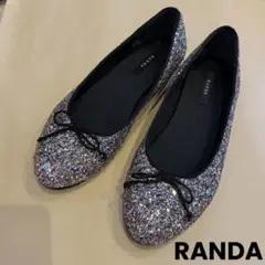 【本日限定値下げ】RANDA グリッター バレーシューズ 23.0