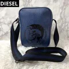 DIESEL ディーゼル 美品 ショルダーバッグ PVC レザー デニム