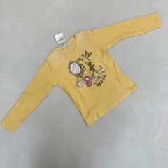 ⭐️新品こども服⭐️長袖Tシャツ 黄色 イエロー 小学生 130センチ 美品