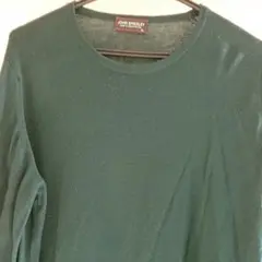 ジョンスメドレー メンズニット XL 濃いグリーン色