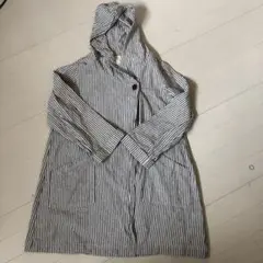 SUNVALLY ストライプ柄コート