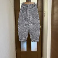 ハンドメイド　浴衣リメイク　レディース7分パンツもんぺタイプM〜L