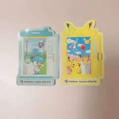 ポケモンセンターオンライン B賞ステッカー シール　ピカチュウ キラ クワッス