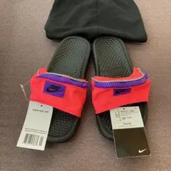 ● レア NIKE ナイキ べナッシ ファニーパック 24 サンダル エアリフト