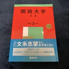関西大学（文系） 2025 (大学赤本シリーズ)
