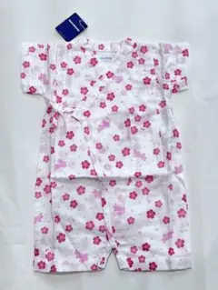 MIKIHOUSE 花柄 甚平　70-80サイズ
