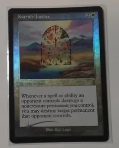 MTG【Foil】ODY 霊体の正義/Karmic Justice 英語