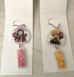 鬼滅の刃 我妻善逸 竈門禰豆子 イオン夏祭り アクリルキーホルダー