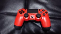PS4 ワイヤレスコントローラー レッド