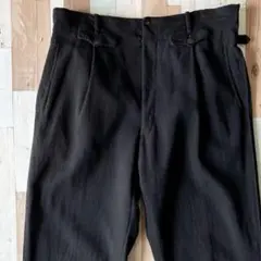 50s ヴィンテージ タックスラックス W34 針刺しシンチ ワイドスラックス