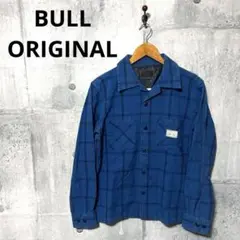 BULL ORIGINAL ブルオリジナル メンズ 開襟 チェックシャツ S