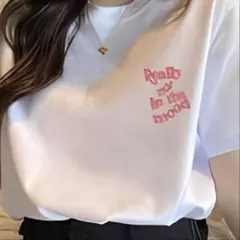 ロゴTシャツ 白