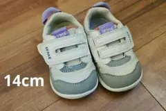 IFME ベージュ グレー スニーカー 14cm
