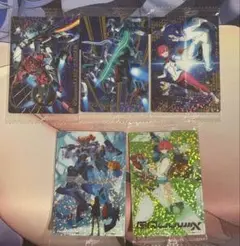 SR　コンプ　５枚セット　ジークアクス カードウエハース　機動戦士ガンダム
