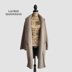 LAUREN MANOOGIAN フーディガウンコート ベージュ ガウンコート