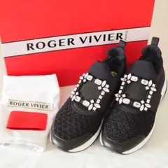美品✨ロジェヴィヴィエ「ヴィヴラン」ストラスバックル ✨ビジュースニーカー限定