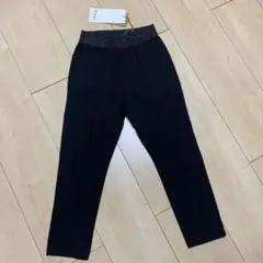 Dixie ディキシー　パンツ　レギンス　黒♡ラメ　XS 100サイズ