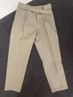 comoli ベルテッドチノパンツ サイズ2