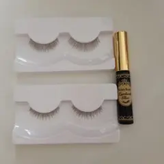 ロージーローザ つけまつ毛グルー アクリルタイプ プラス未使用つけまつげ2つ
