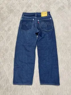 Levi's Red Cropped Wide Leg