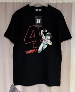 新品未使用 墓場の画廊 ドカベン 殿馬 コットン Tシャツ ブラック