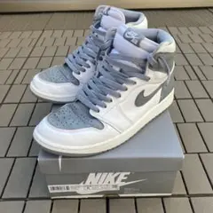 NIKE エアジョーダン1 ハイOG ステルス 27cm グレー/ホワイト