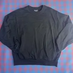H&M ブラック クルーネック トレーナー M