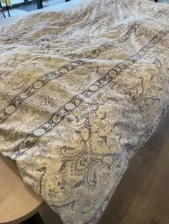 京都西川at five 羽毛布団　シングルサイズ　ペイズリー柄 掛け布団